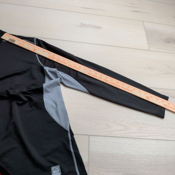 Nike Pro Combat Hyperwarm Dri-Fit Max Shirt Mens L Fitted 1/4 Zip Long Sleeve - Picture 12 of 14